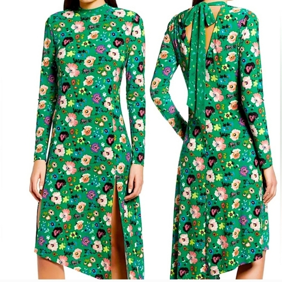 Topshop Chuck On Midi Dress Size 6 - Picture 2 of 14